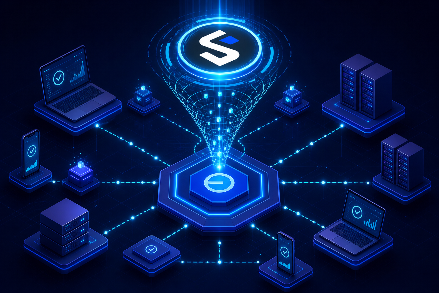 Zero knowledge proof settling on Base with Shildo holographic settlement hub